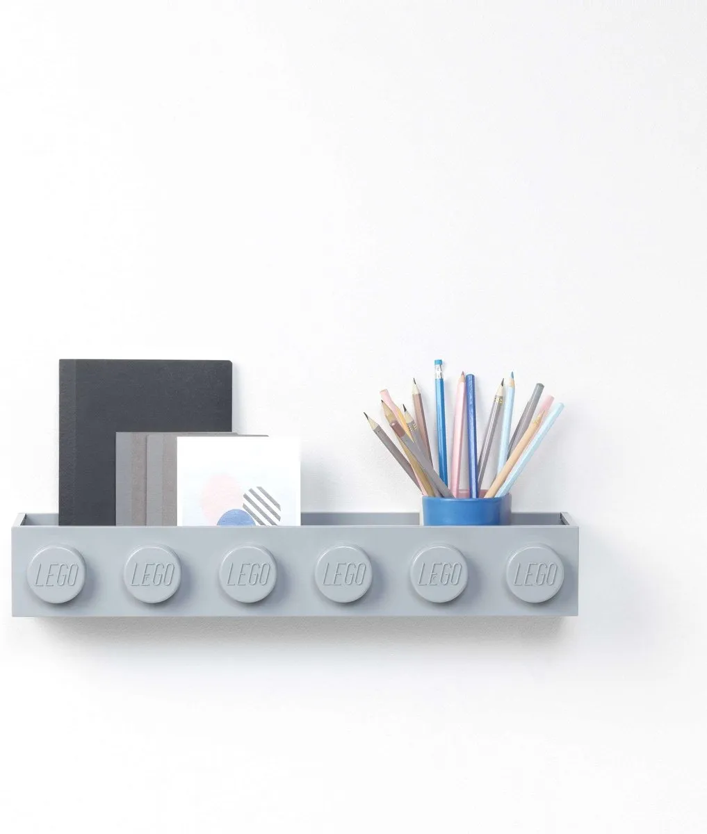 LEGO Iconic Boekenplank - Grijs
