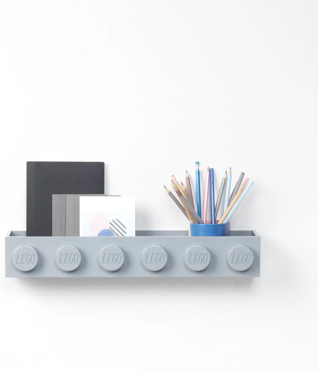 LEGO Iconic Boekenplank - Grijs