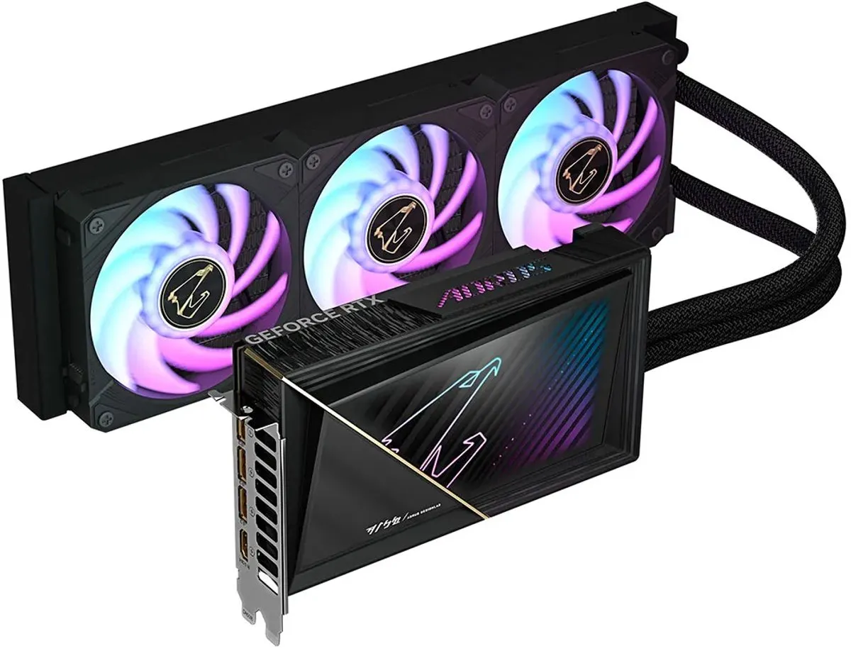 Gigabyte GeForce RTX 5080 AORUS XTREME WATERFORCE 16G Videokaart - 16GB GDDR7