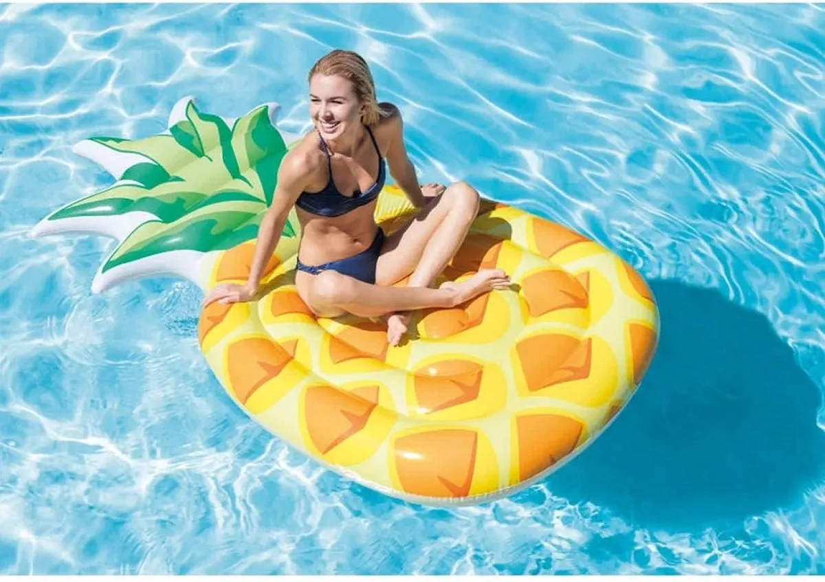 Intex Hawaiian Pineapple Luchtbed - Multicolor - afbeelding 6 van 6