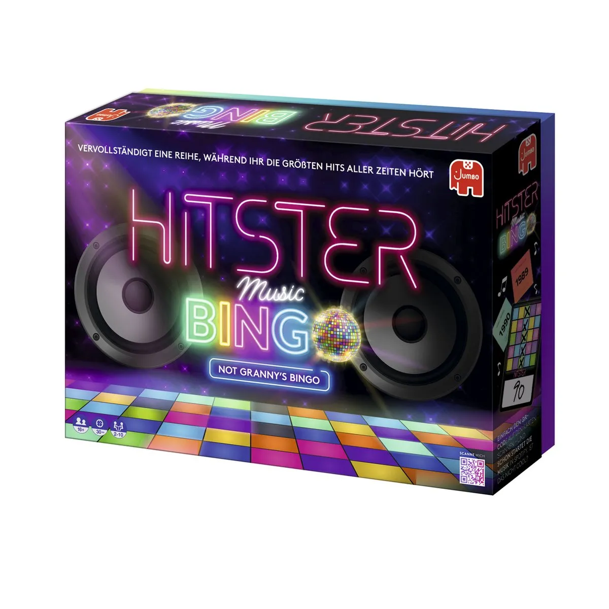 Jumbo Hitster Bingo Duitstalig - 3x AAA - 2-10 Spelers