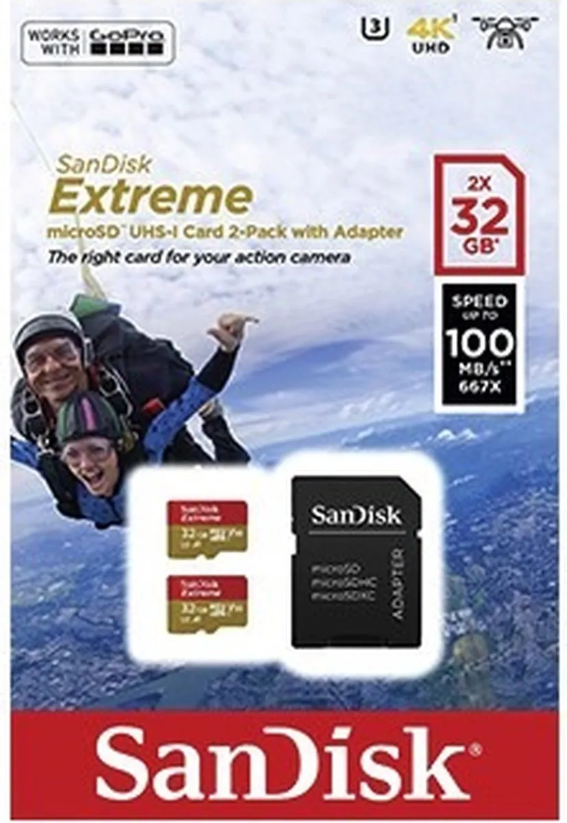 SanDisk Micro SD SDSQXAF-032G-GN6AT - 2GB