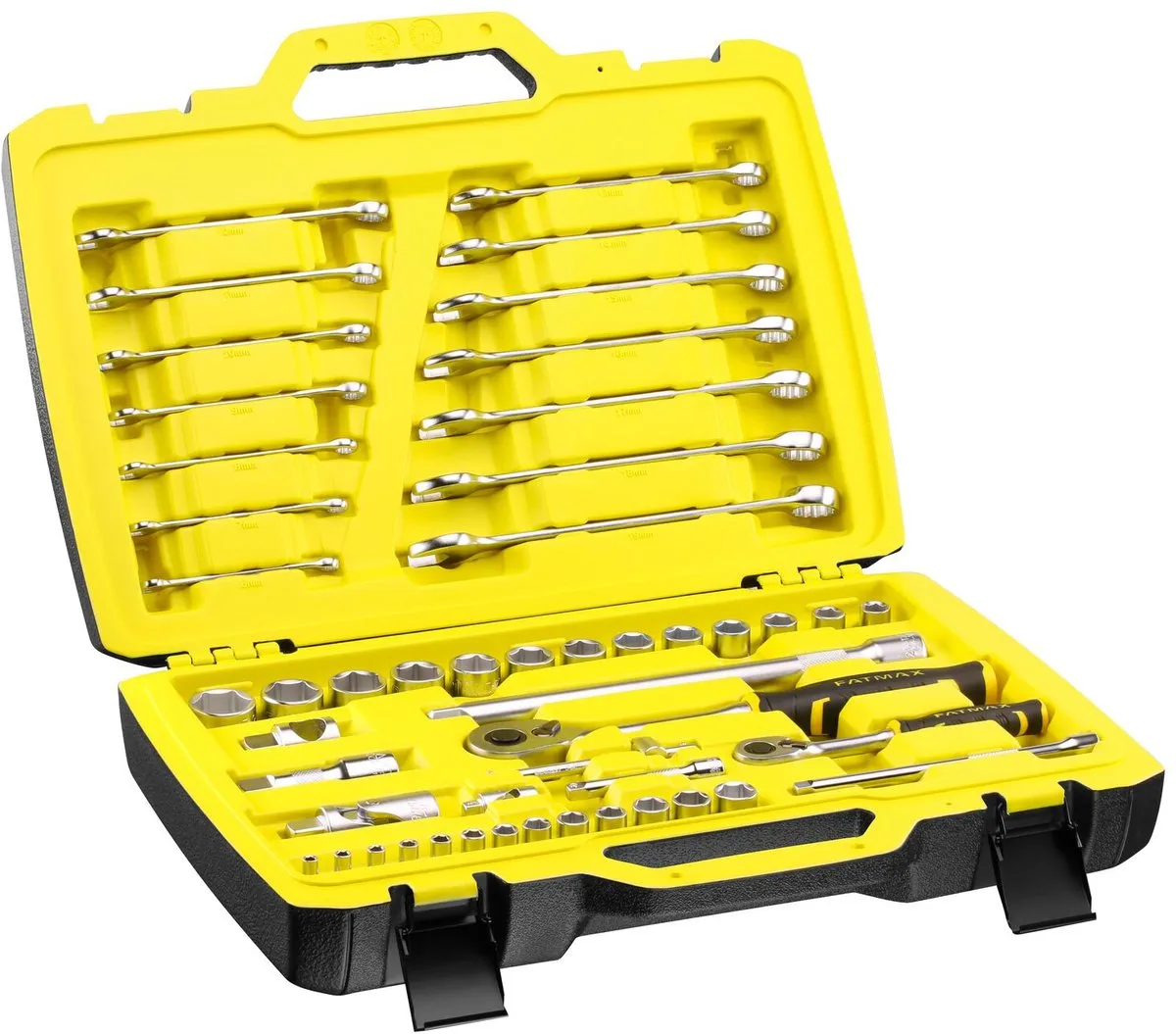 Stanley FATMAX Dopsleutel 1/4" + 1/2" Ringstekersleutel 49-delig