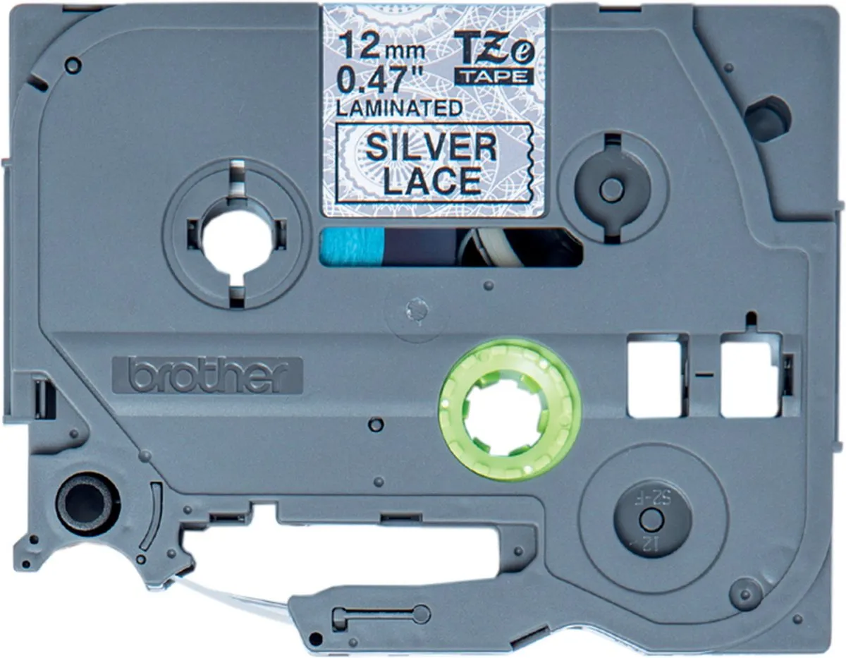 Brother TZe-MPSL31 Labeltape 12mm Wit Zilver - 4m