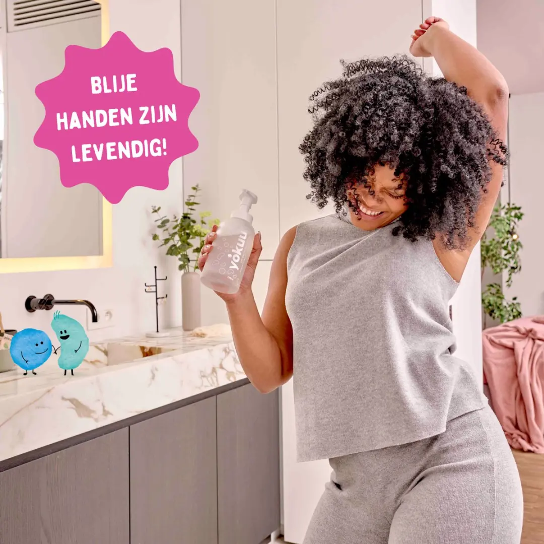 Yokuu Probiotische Vegan Handzeep - 1125ml (3x375ml) - Thijm & Zeezout/Wilde bessen/Komkommer & Munt