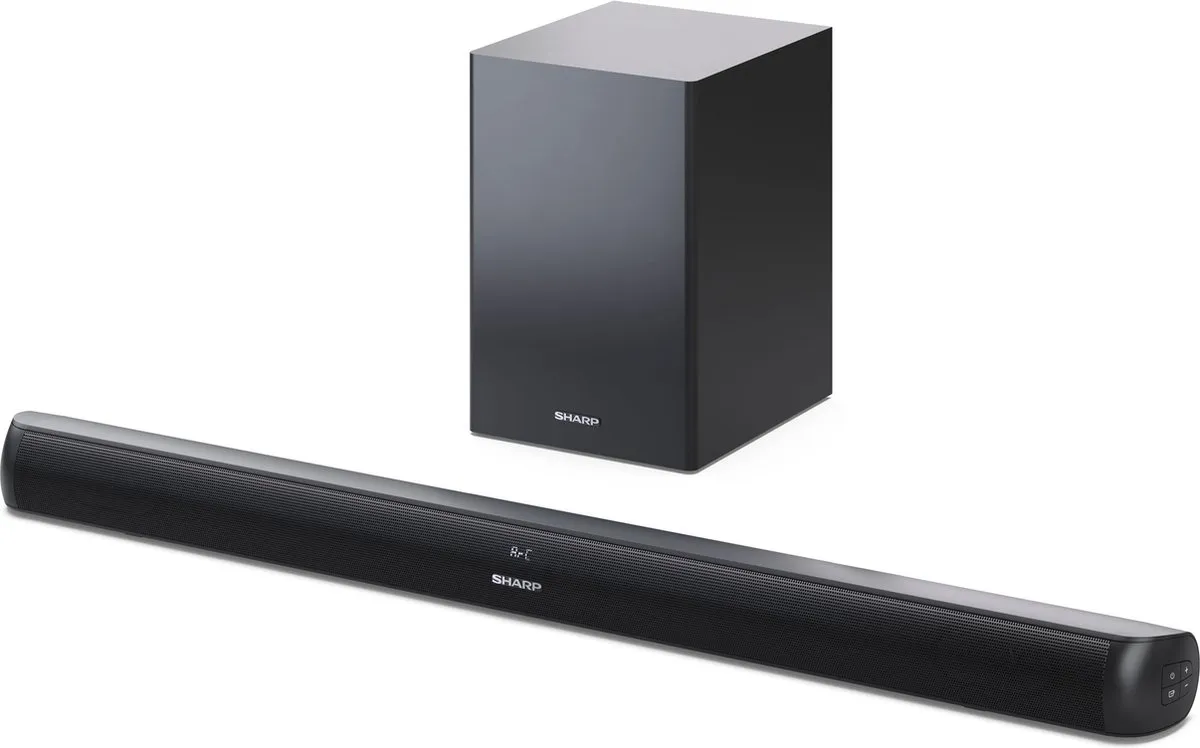 Sharp HT-SBW202 Soundbar - 2.1 Kanalen - Zwart