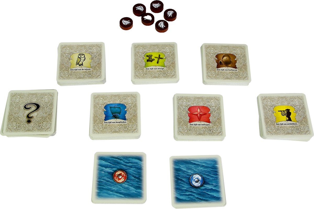 999 Games - Catan: Het Duel - Donkere & Gouden Tijden - Kaartspel - uitbreiding