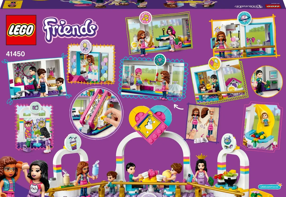 LEGO Friends Heartlake City Winkelcentrum 41450 - 4 Minifiguren
