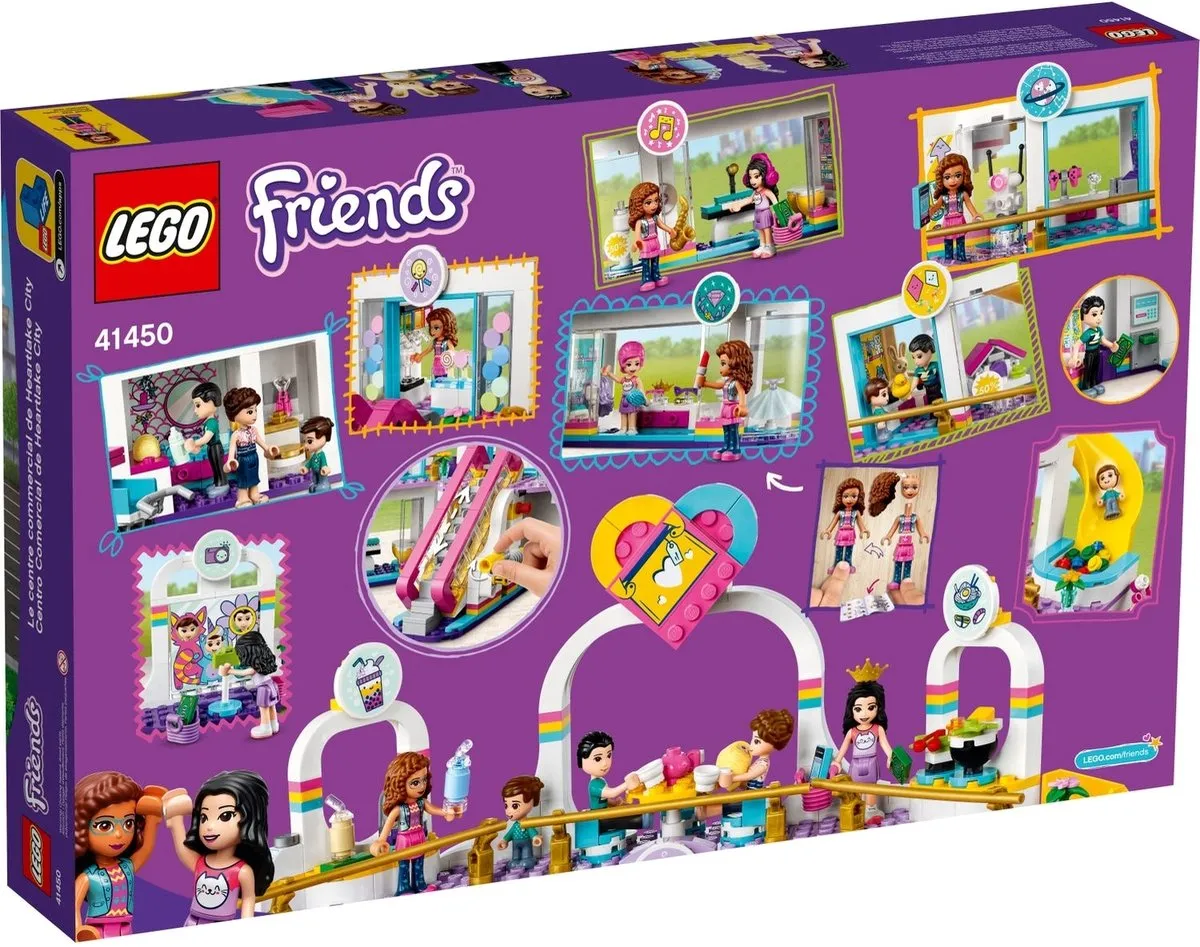 LEGO Friends Heartlake City Winkelcentrum 41450 - 4 Minifiguren