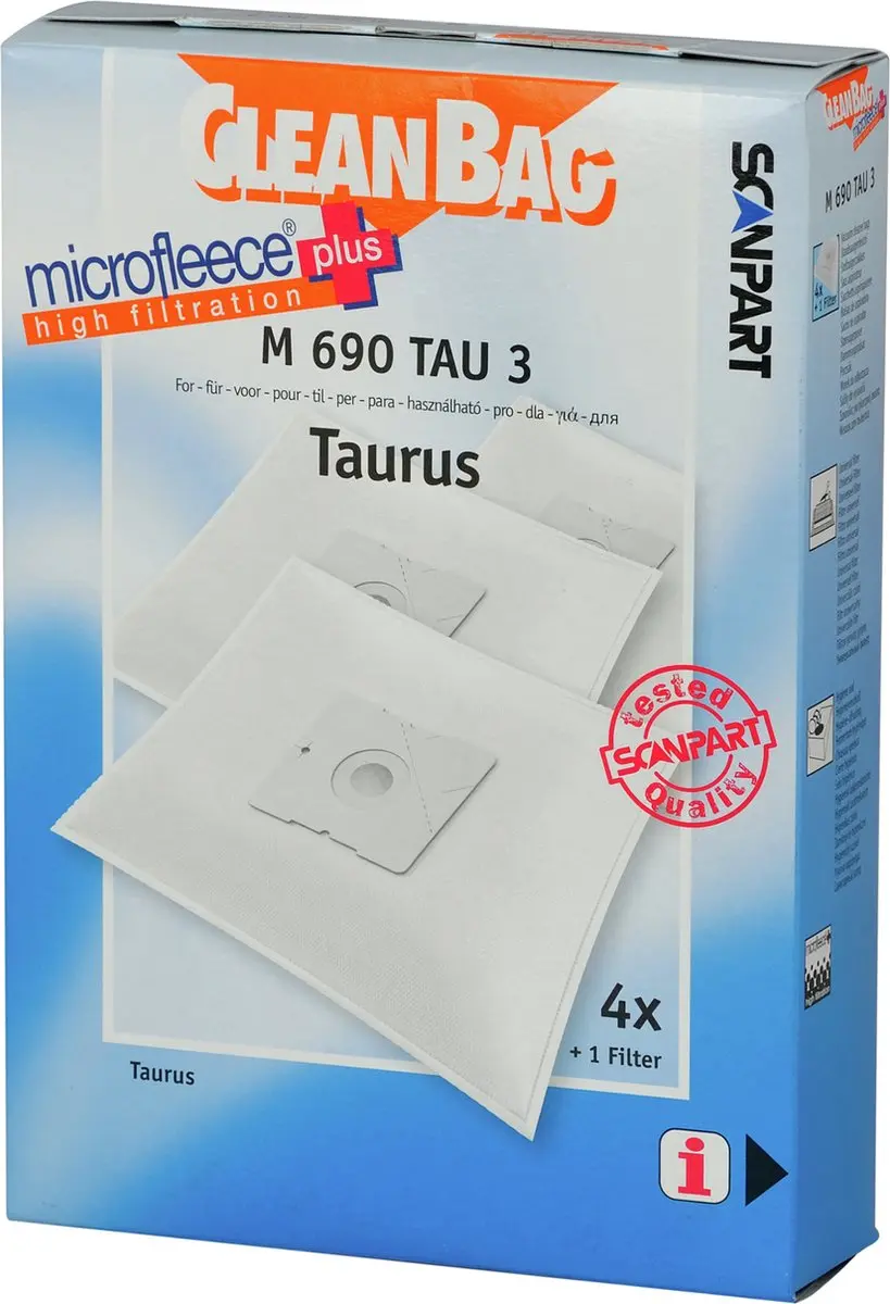 Cleanbag M 690 TAU 3 Stofzuigerzakken