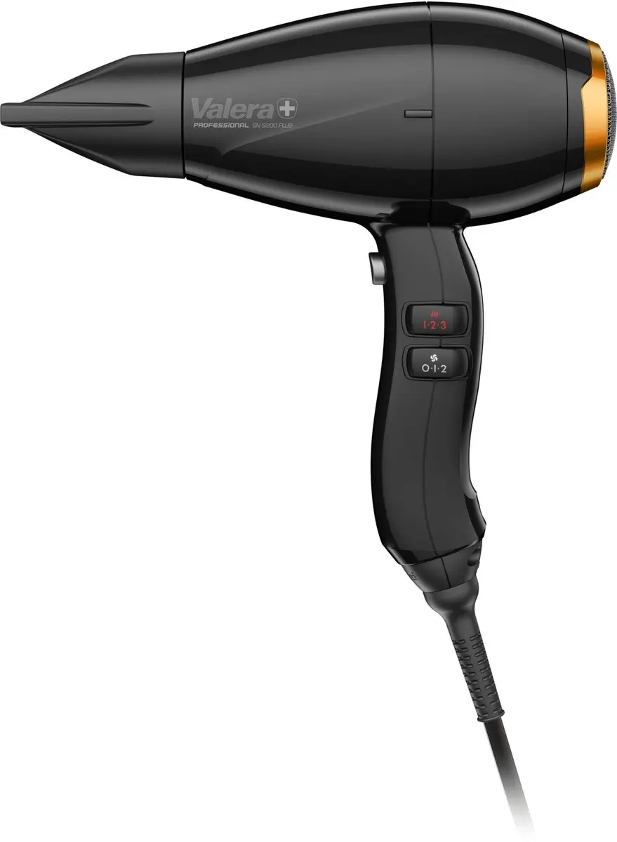 Valera Swiss Nano 9200 Plus RC haardroger 2100 W Zwart, Goud