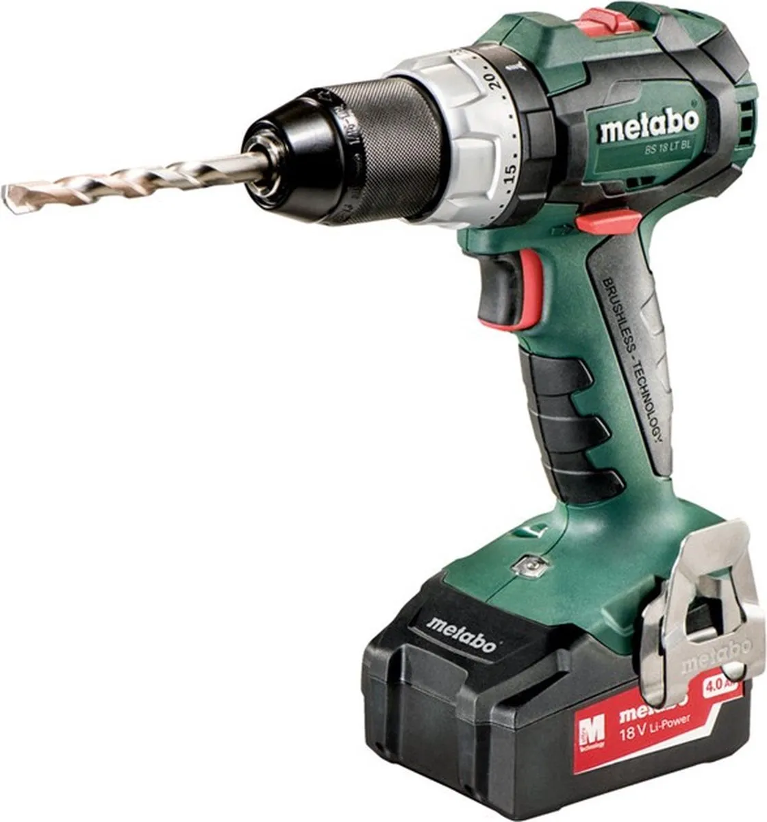 Metabo BS 18 LT BL 18V Boor-/schroefmachine set - 2x 4,0Ah accu - koolborstelloos