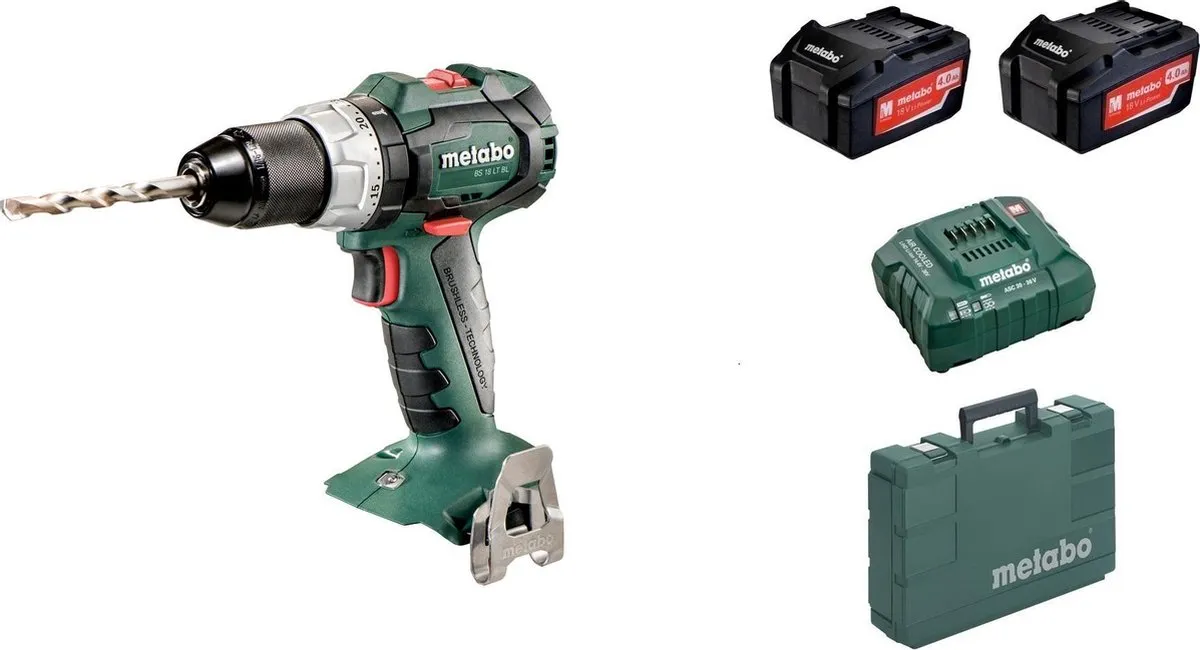 Metabo BS 18 LT BL 18V Boor-/schroefmachine set