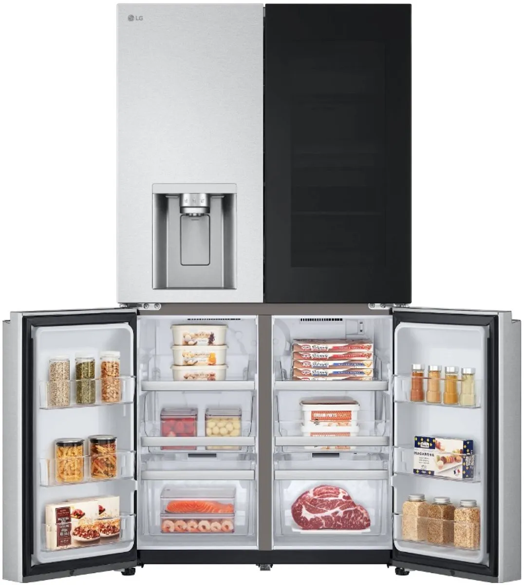 LG GMG960MBJE Amerikaanse Koelkast 638L - InstaView Door-in-Door - UVnano - Zilver - afbeelding 6 van 6