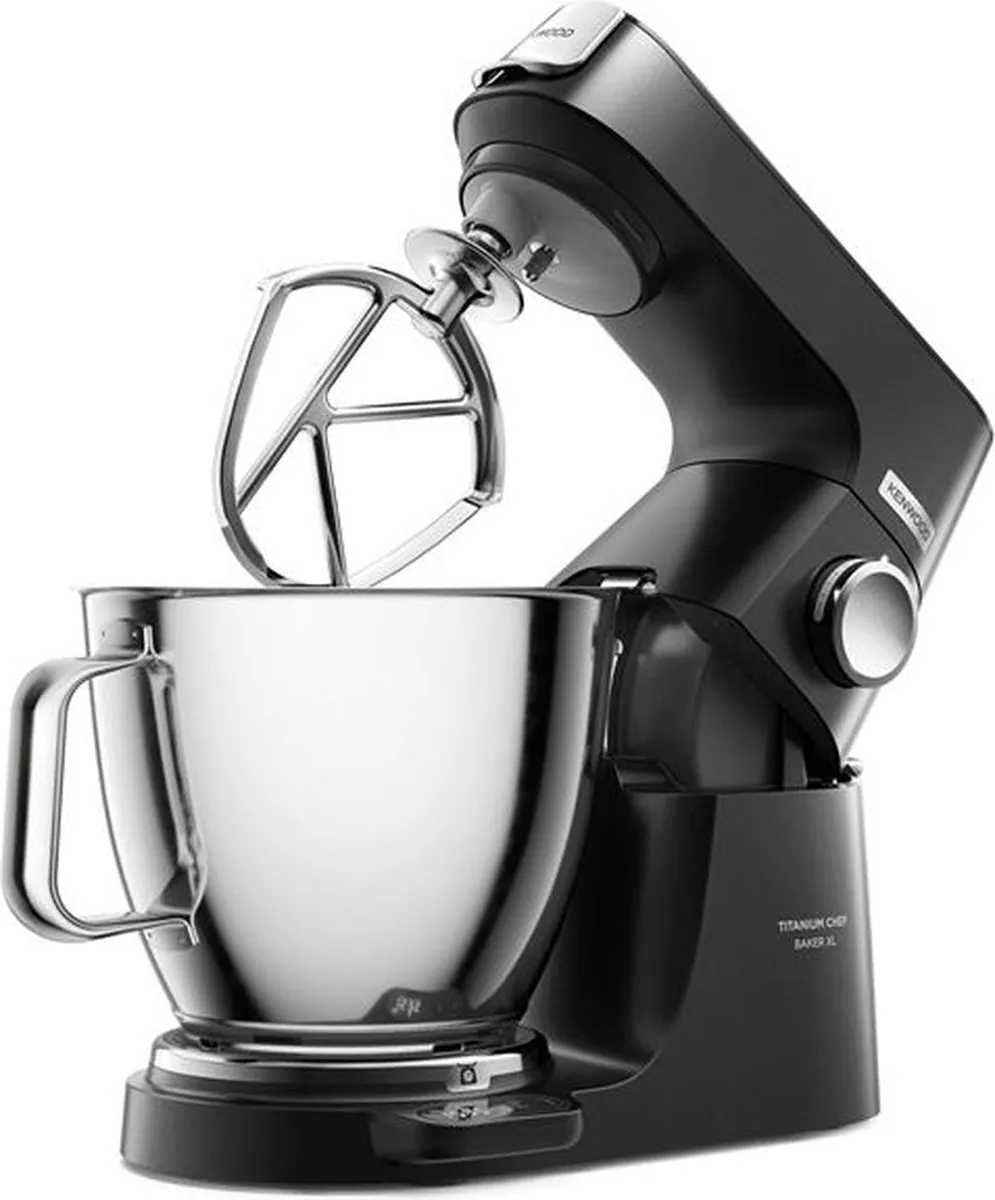 Kenwood KVL85.004BK Staande Mixer 1200W - Zwart/RVS