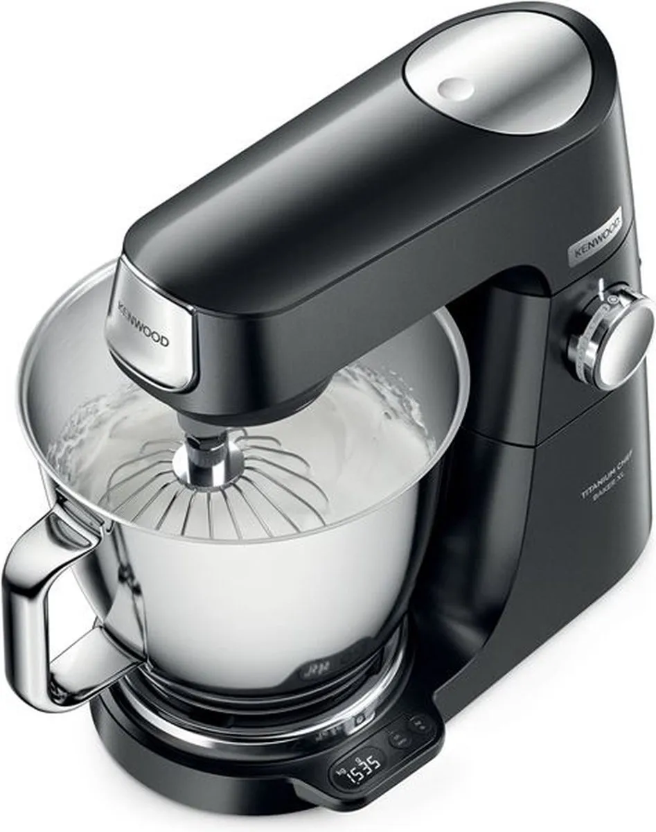 Kenwood KVL85.004BK Staande Mixer 1200W - Zwart/RVS