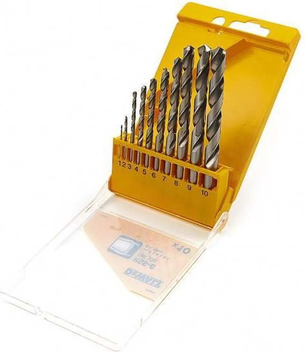 DeWalt DT5921 Metaalboor 1-10mm HSS-G - 10-delig