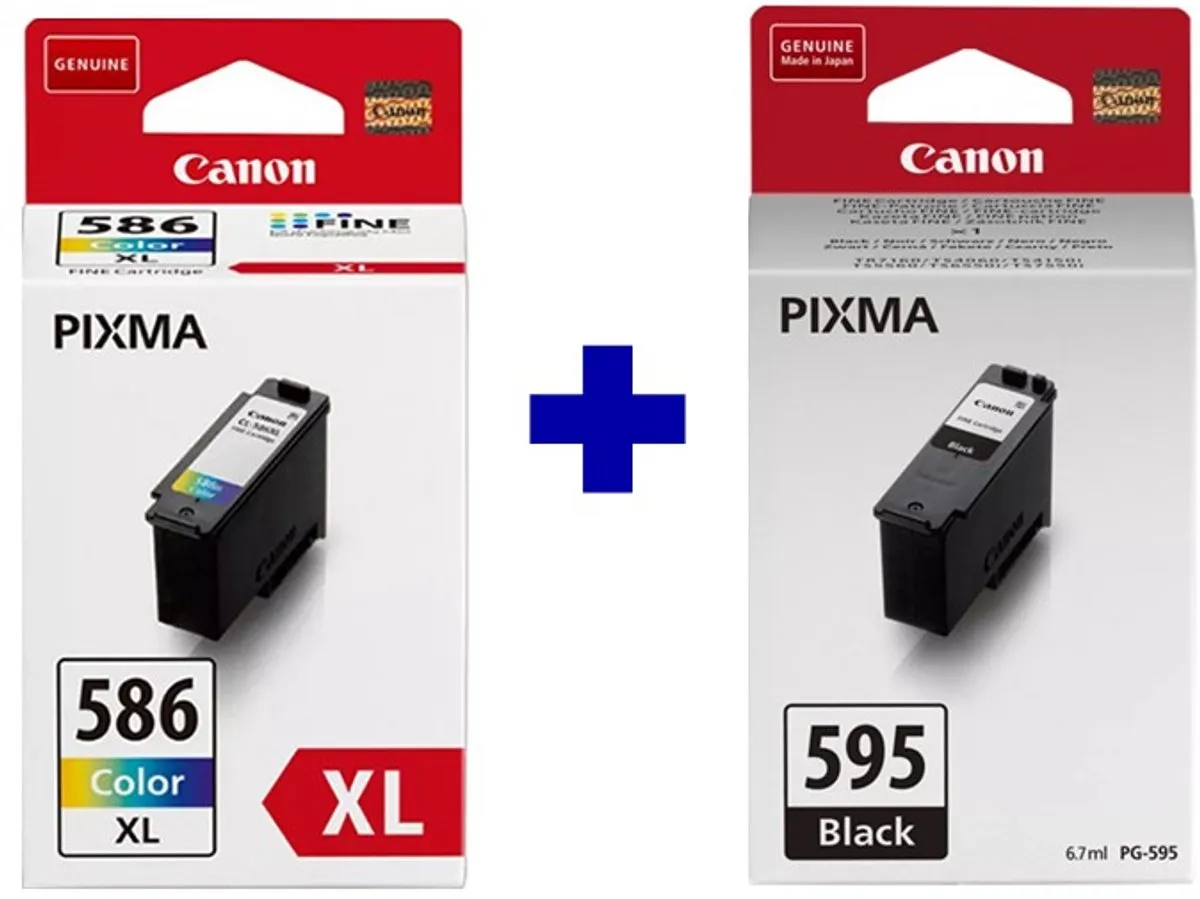 Canon PG-595 + CL-586XL Inktcartridges
