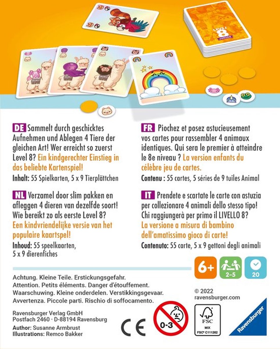 Ravensburger Level 8 Junior - Kaartspel