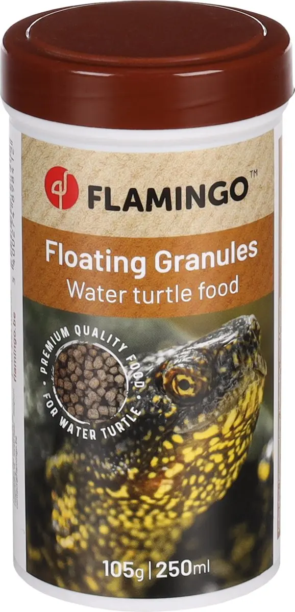 Flamingo - Schildpad Korrelvoer - Bruin - 250 ml