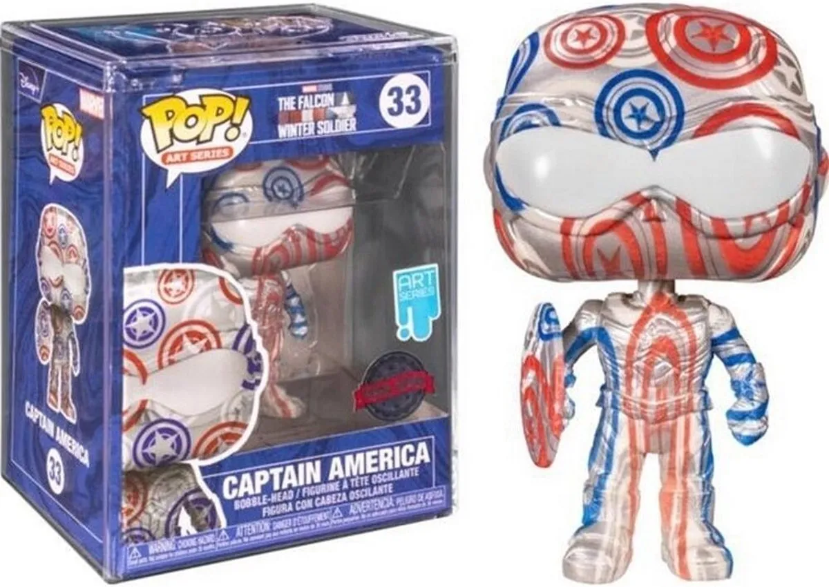 Funko POP! Marvel The Falcon and the Winter Soldier Captain America 33