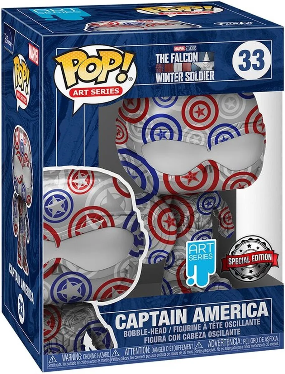 Funko POP! Marvel The Falcon and the Winter Soldier Captain America 33