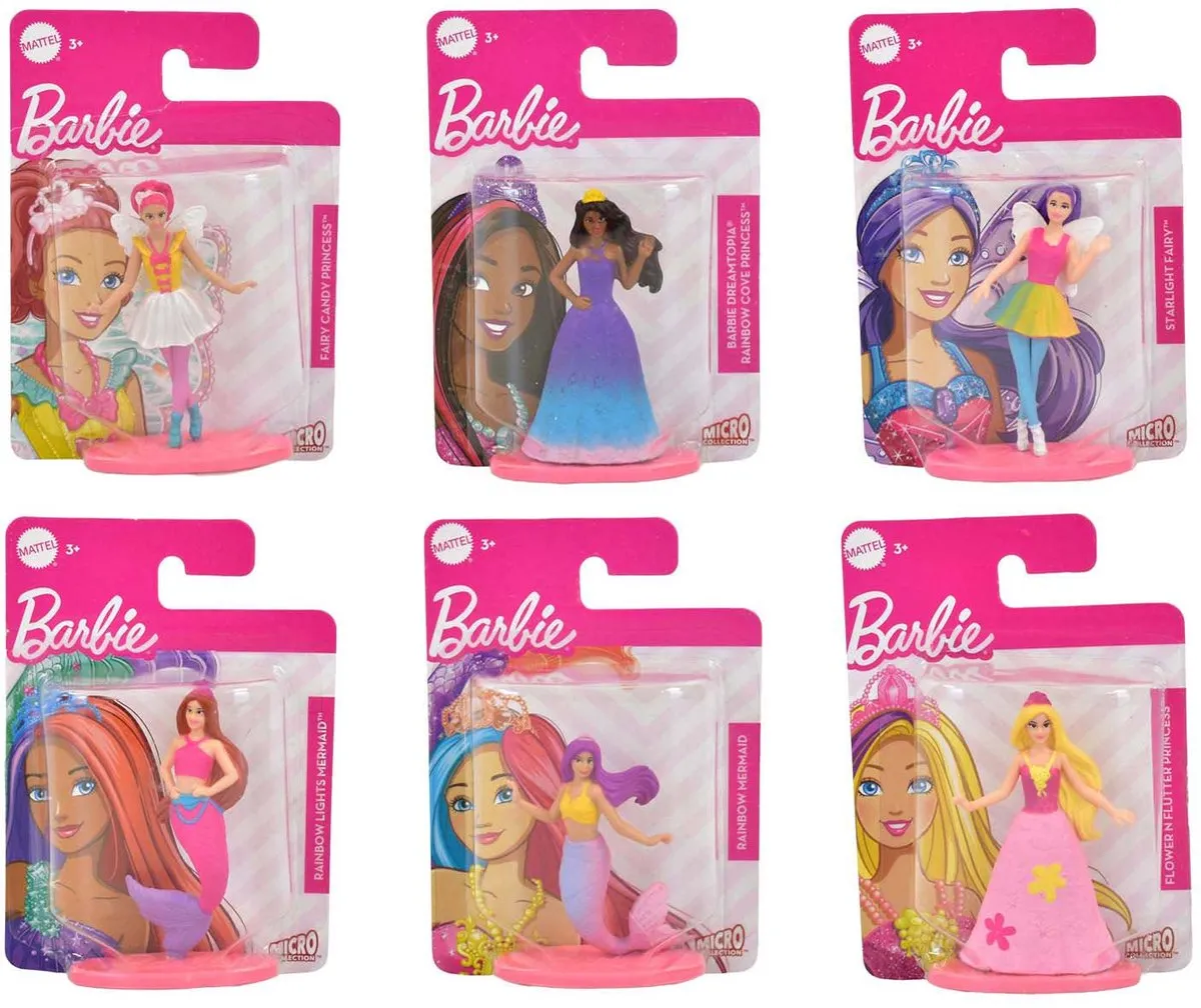 Barbie Mini Figuur HBC14 - Multicolor