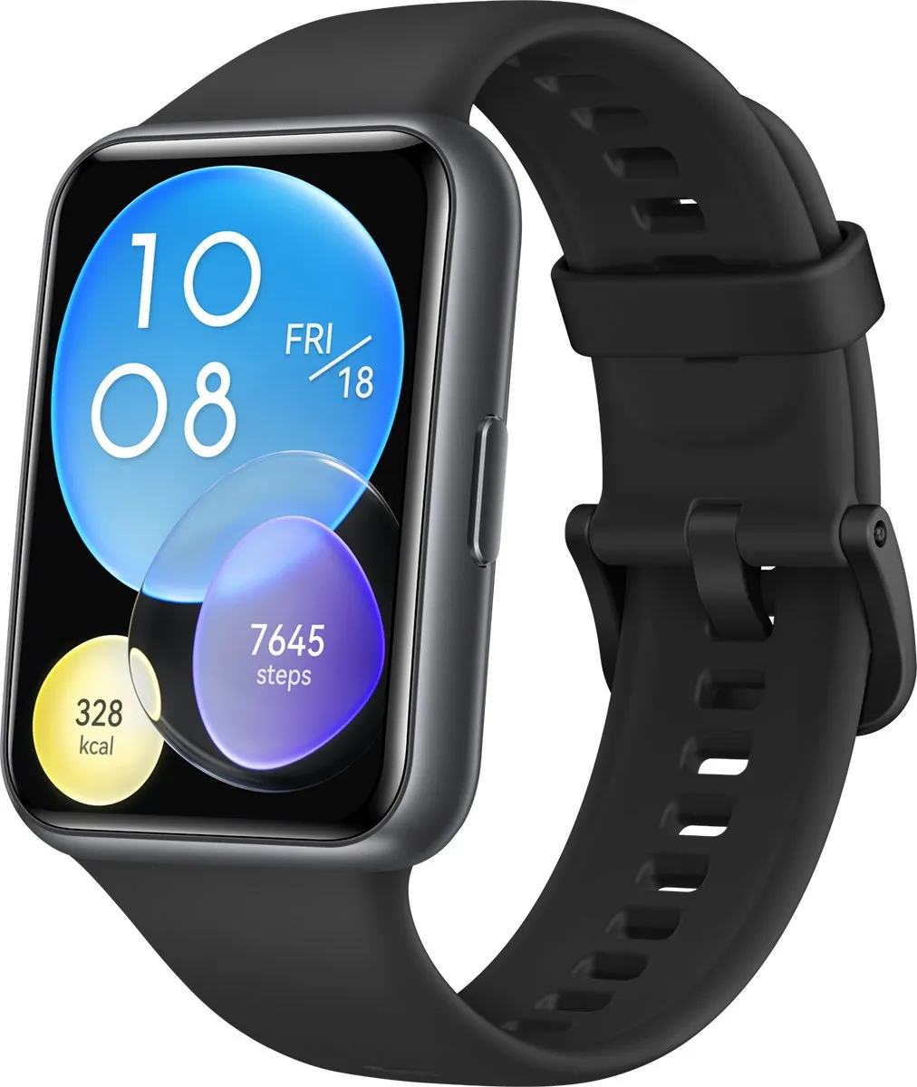 Huawei Watch Fit 2 Active Smartwatch - 10 dagen batterij - 33mm - Zwart