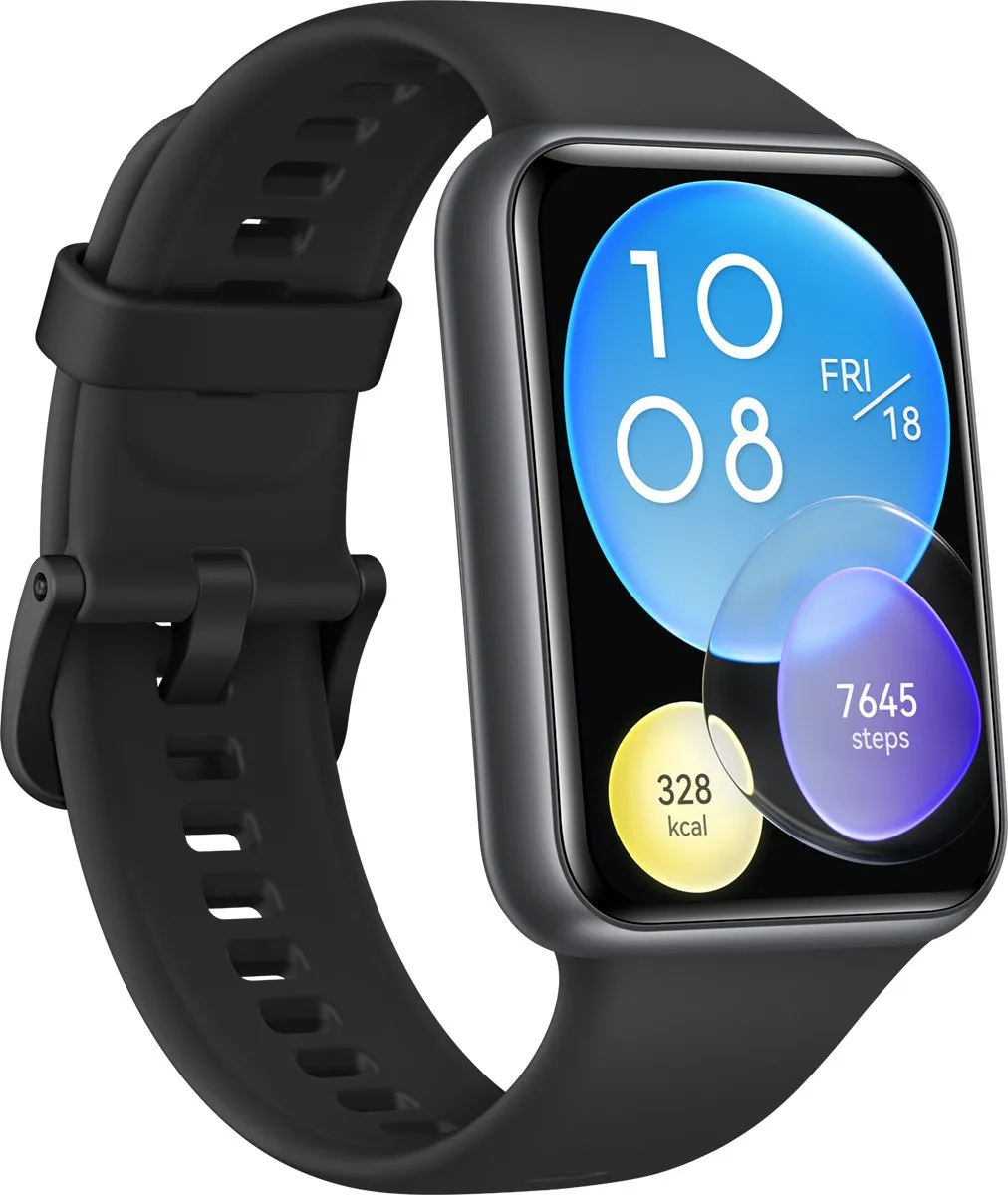 Huawei Watch Fit 2 Active Smartwatch - 10 dagen batterij - 33mm - Zwart