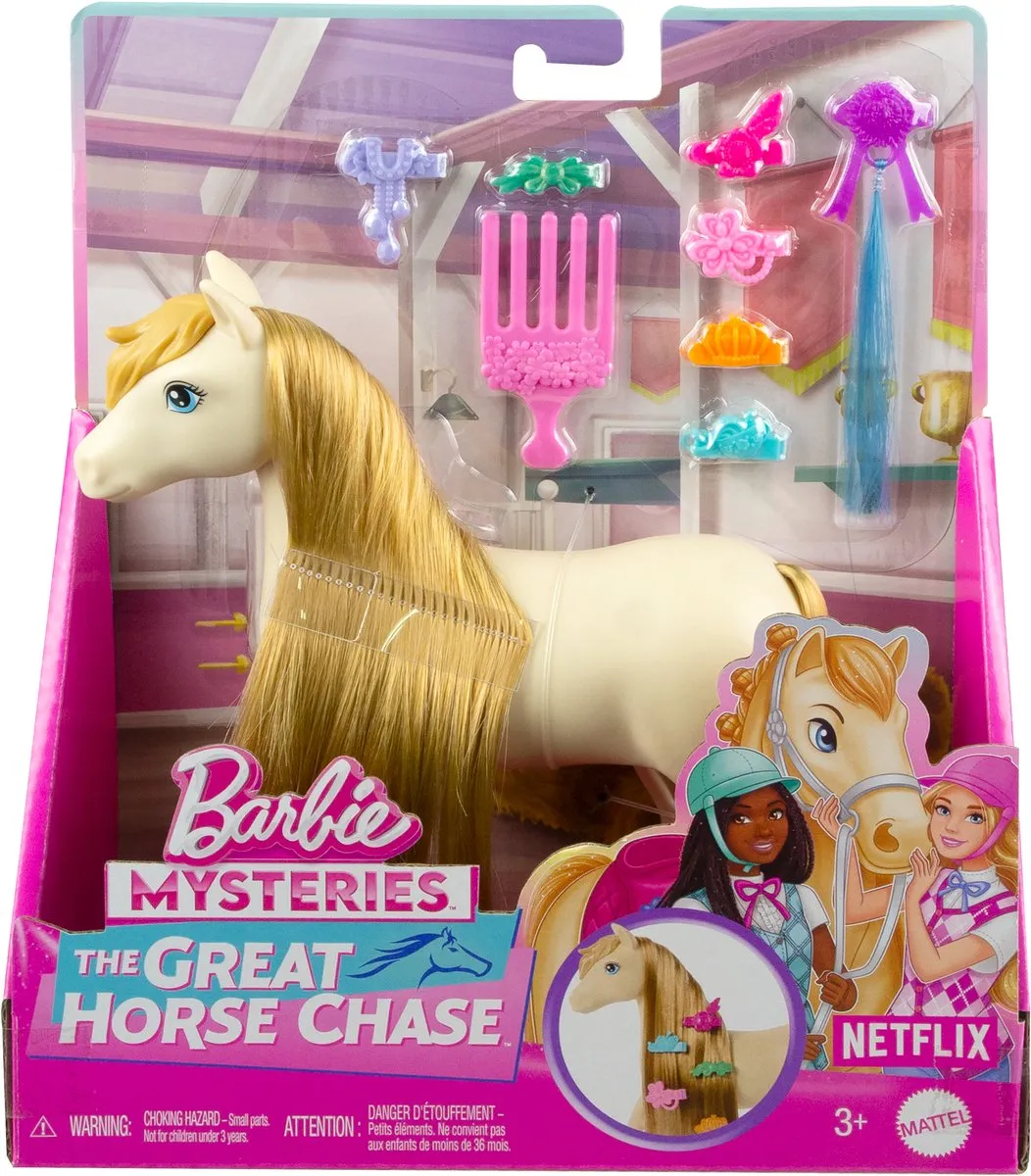 Barbie Speelgoedpaard HXJ29 - Multicolor
