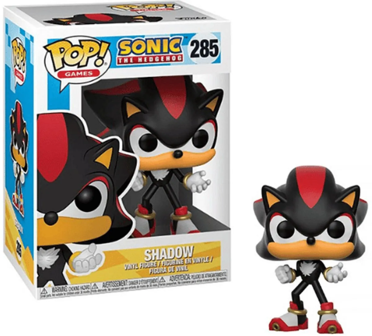 Funko Pop! Sonic The Hedgehog Shadow Vinyl Figuur 9cm