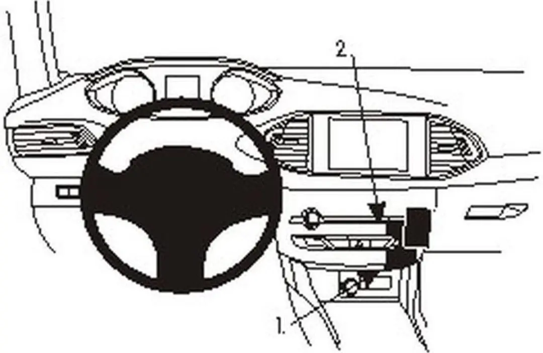 Brodit ProClip 854952 Houder Peugeot 308 2014-2021