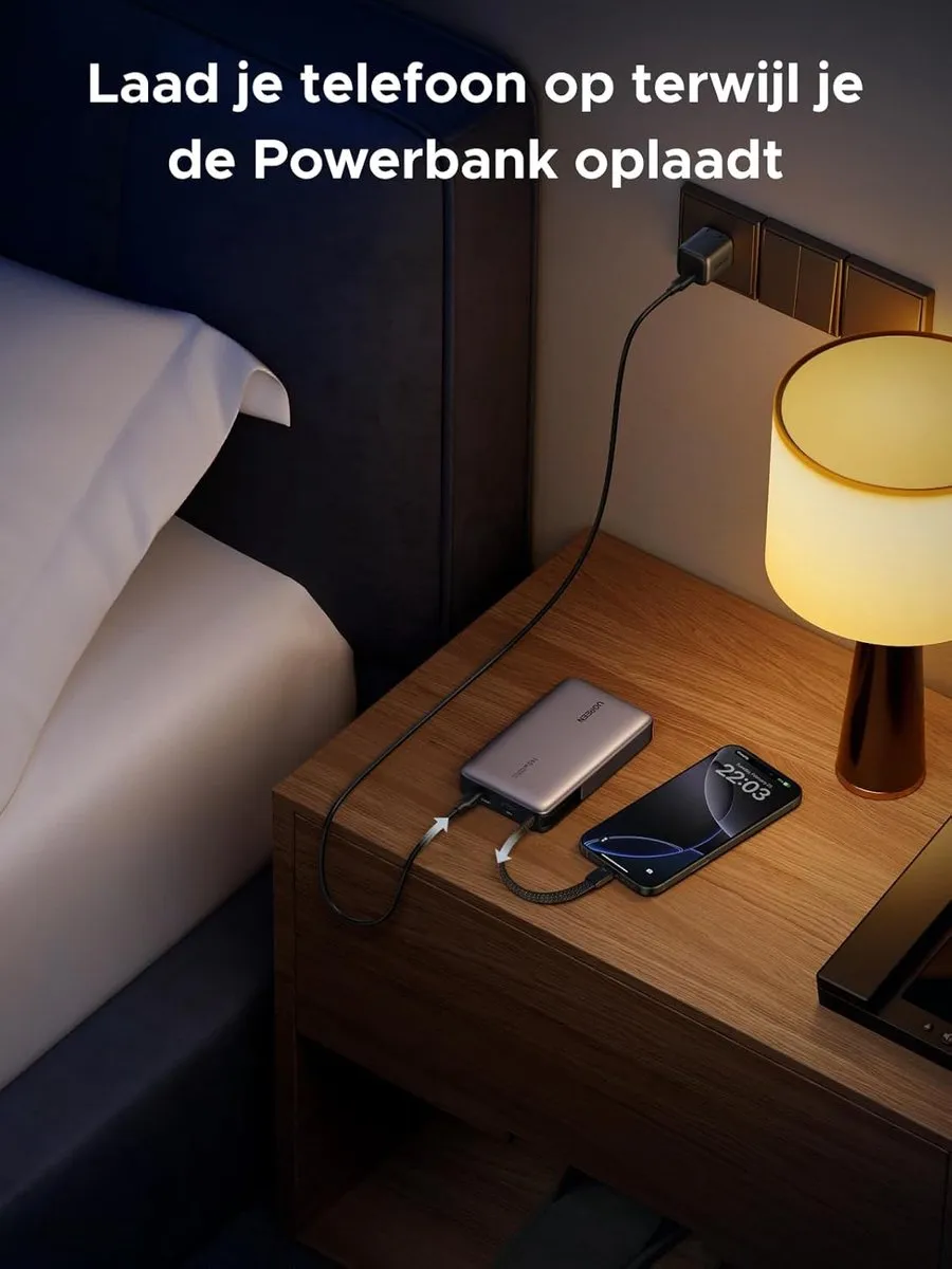 UGREEN Nexode Power Bank 20000mAh 145W - 55992B - Grijs