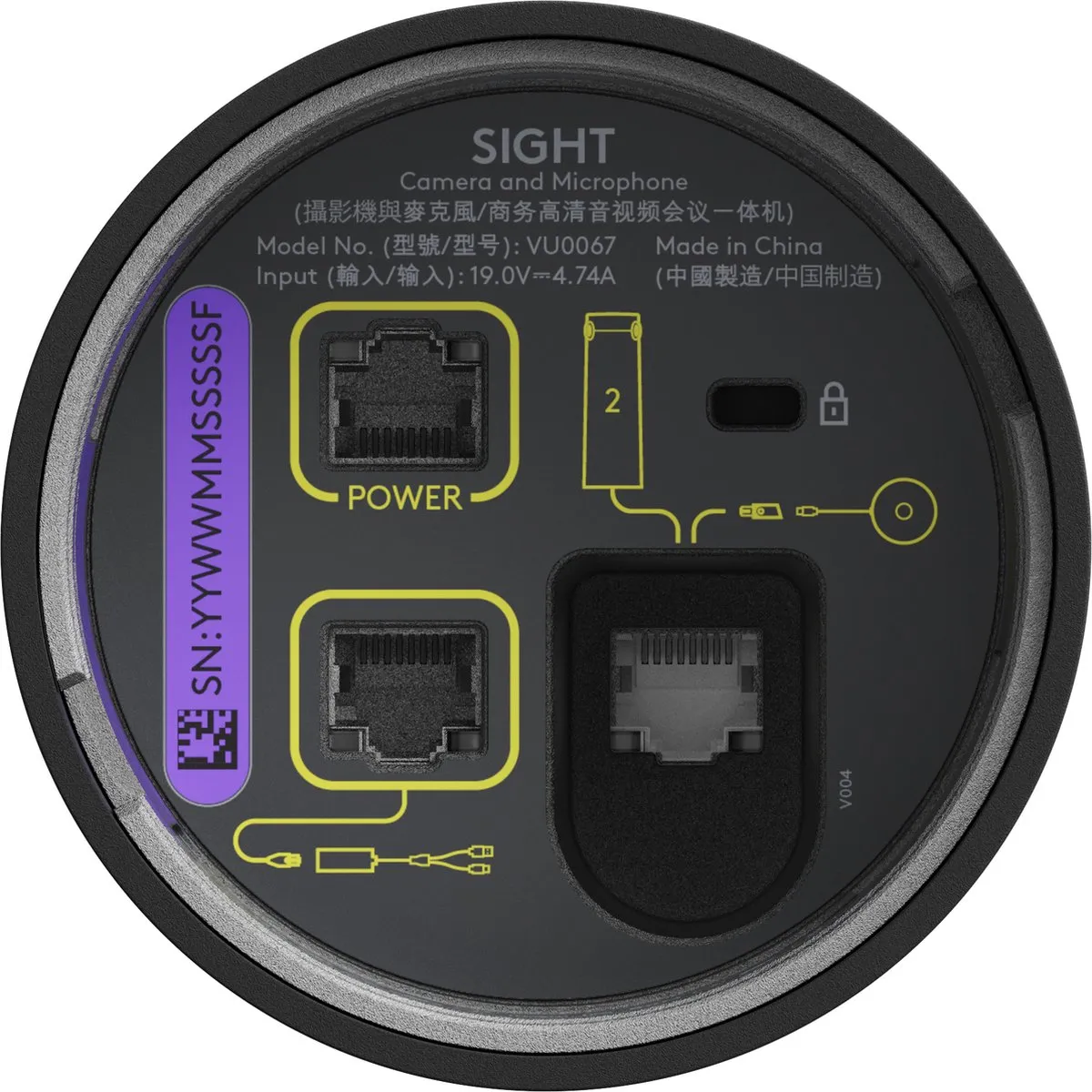 Logitech Sight 960-001510 Webcam - Grijs