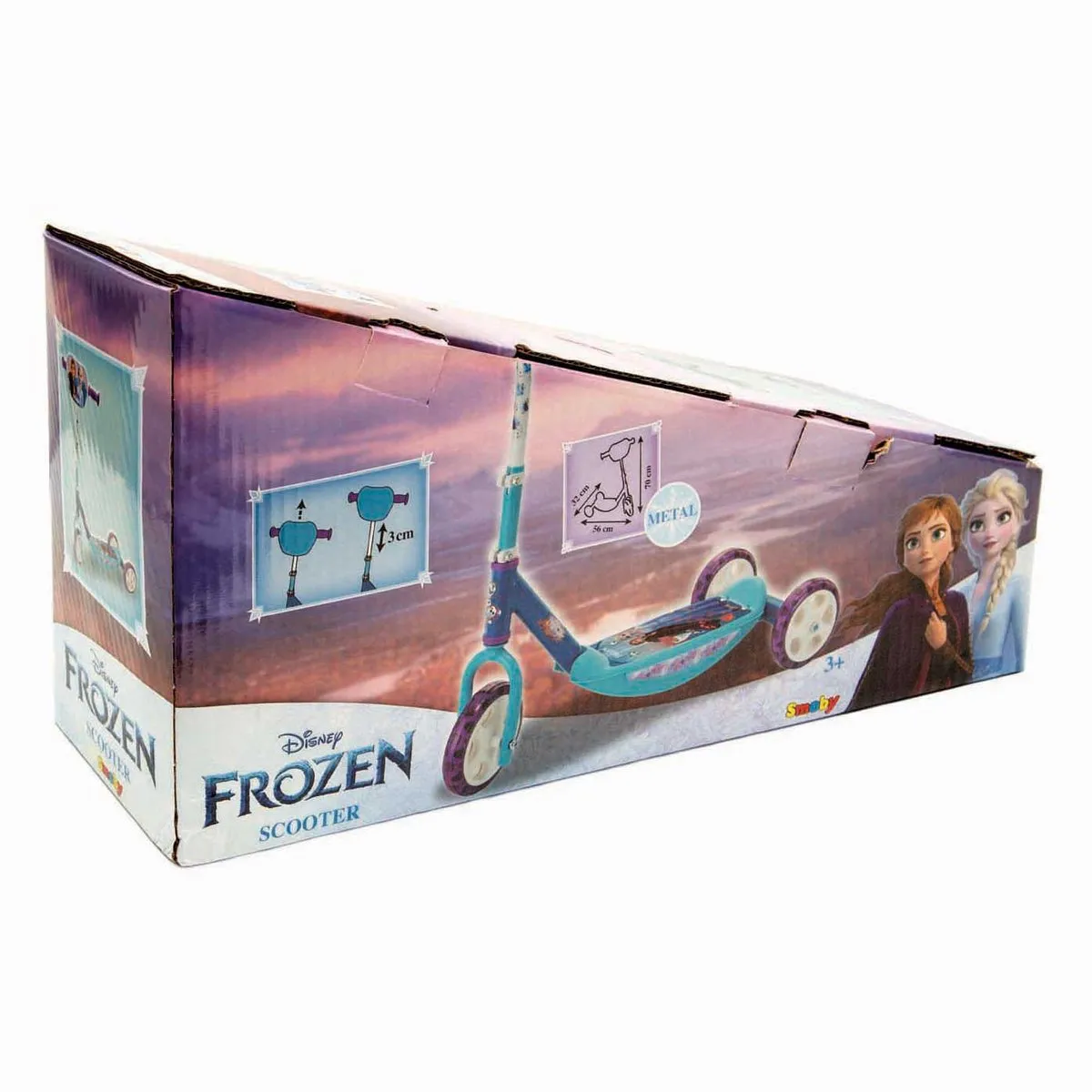 Smoby Disney Frozen Scooter Step - 3.4 Inch - Blauw/Paars
