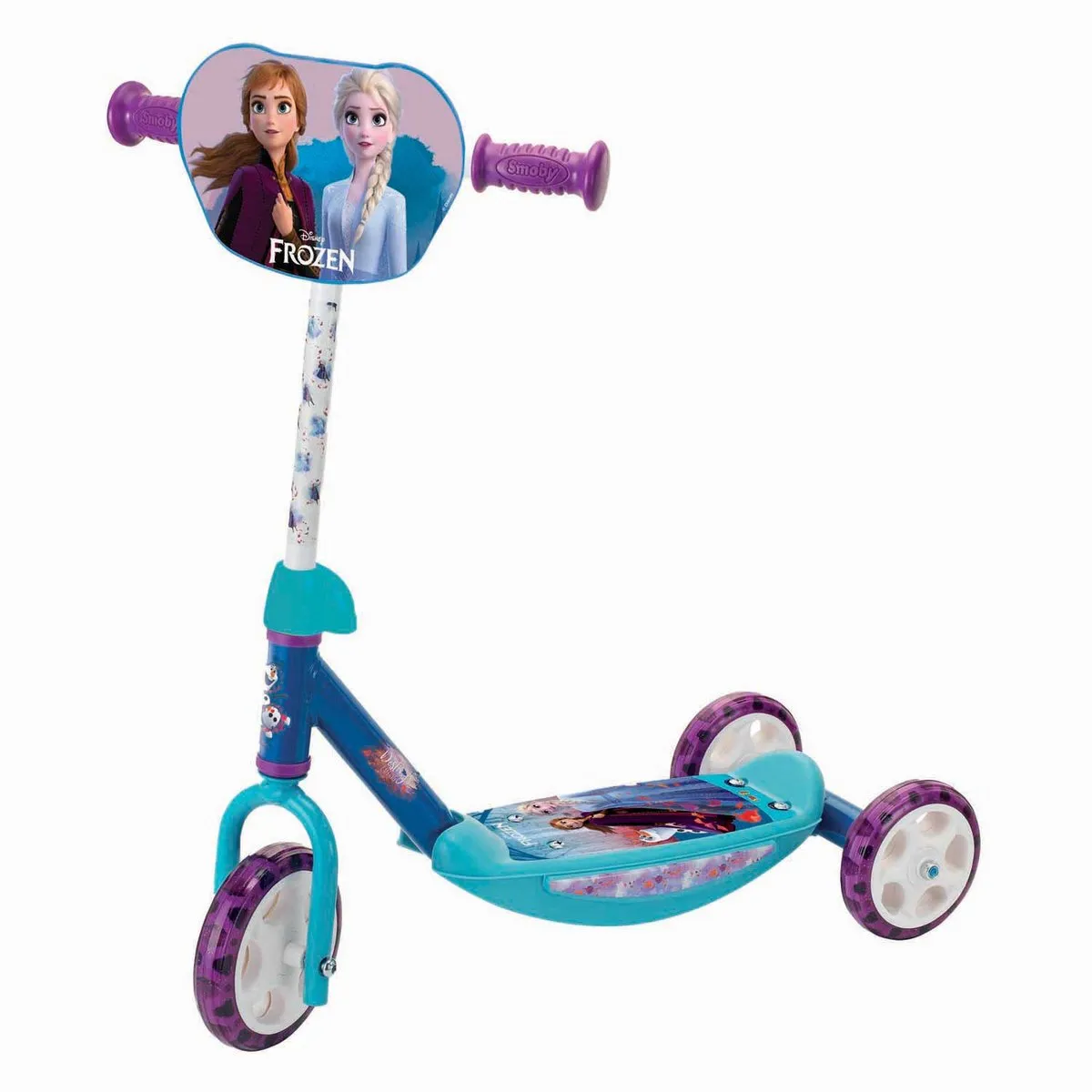 Smoby Disney Frozen Scooter Step - 3.4 Inch - Blauw/Paars