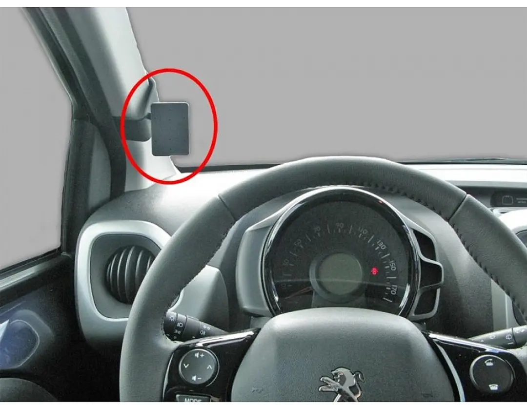 Brodit ProClip 805036 Citroën C1/Peugeot 108 - Left Mount - Zwart
