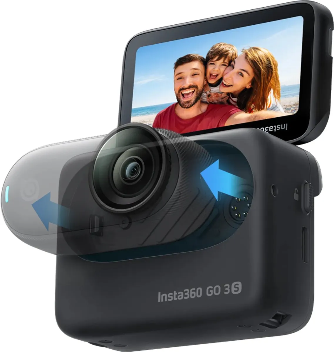 Insta360 GO 3/3S Action Pod CINSCATA_2 - Midnight Black