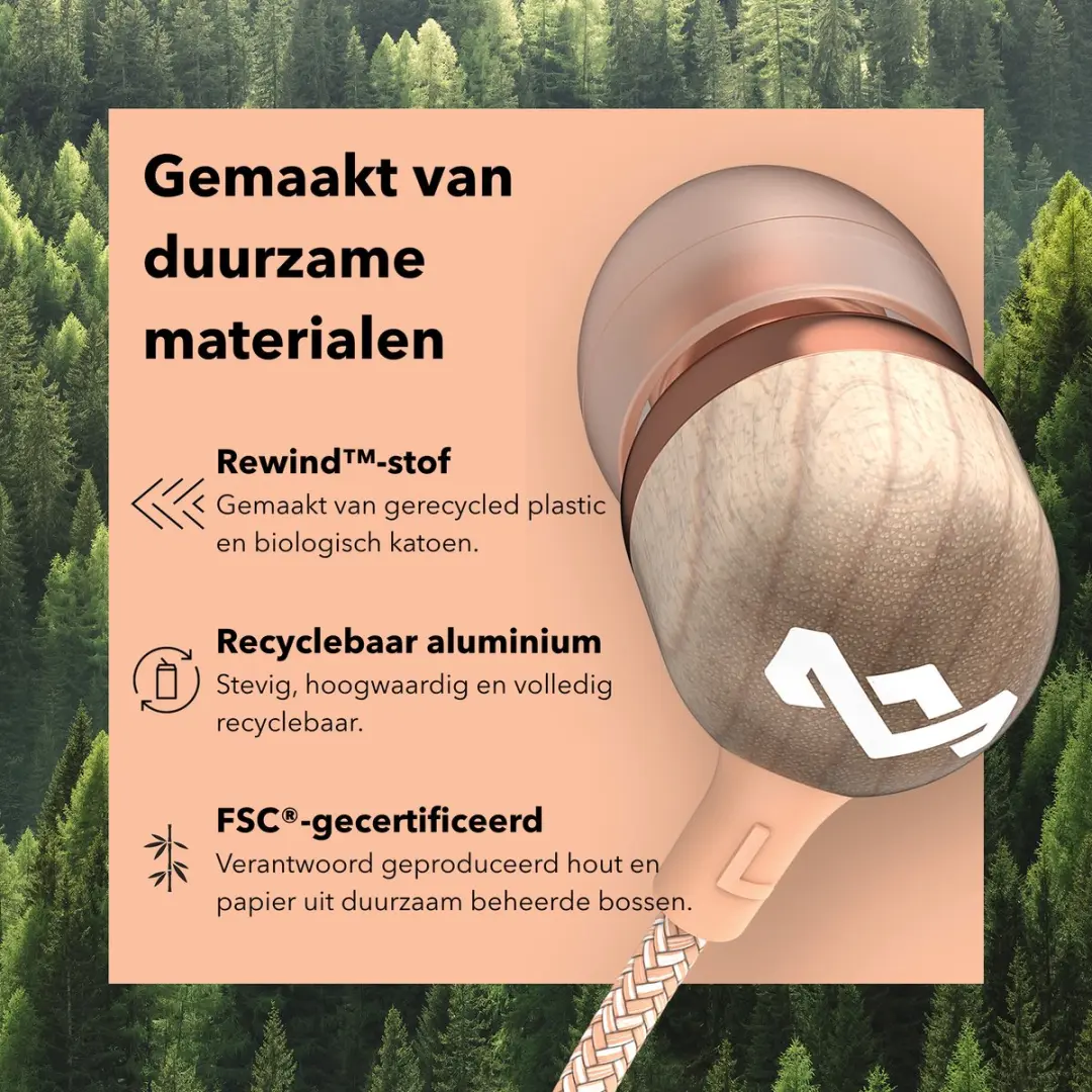 House of Marley Smile Jamaica USB-C Oortjes - Copper - afbeelding 5 van 6