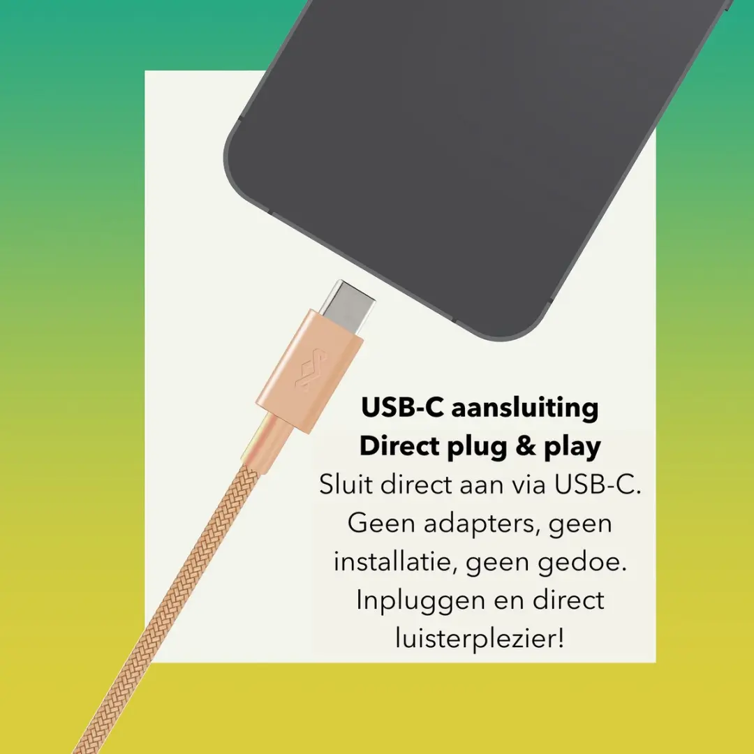 House of Marley Smile Jamaica USB-C Oortjes - Copper - afbeelding 3 van 6
