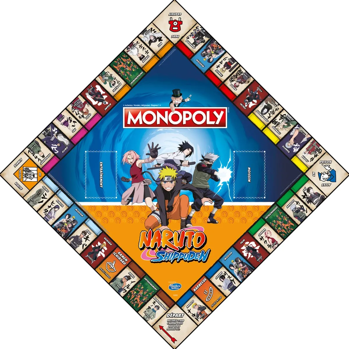 Winning Moves Monopoly Naruto Shippuden Edition - WM080293