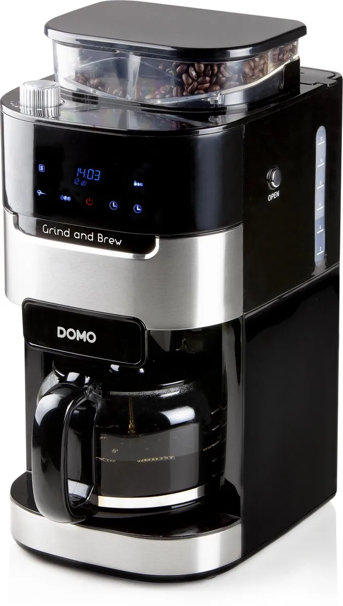Domo DO721K Grind & Brew Koffiemachine