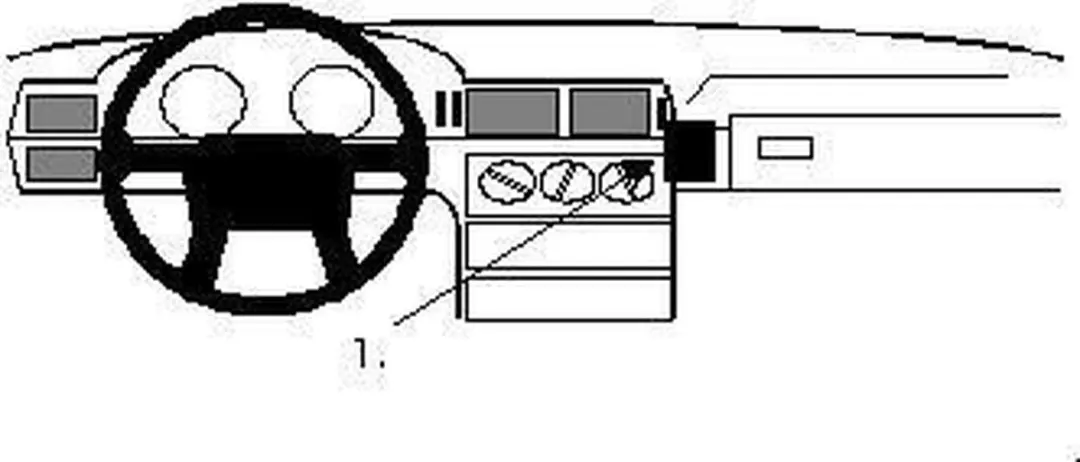 Brodit ProClip 851936 Volvo 850 Houder - Zwart