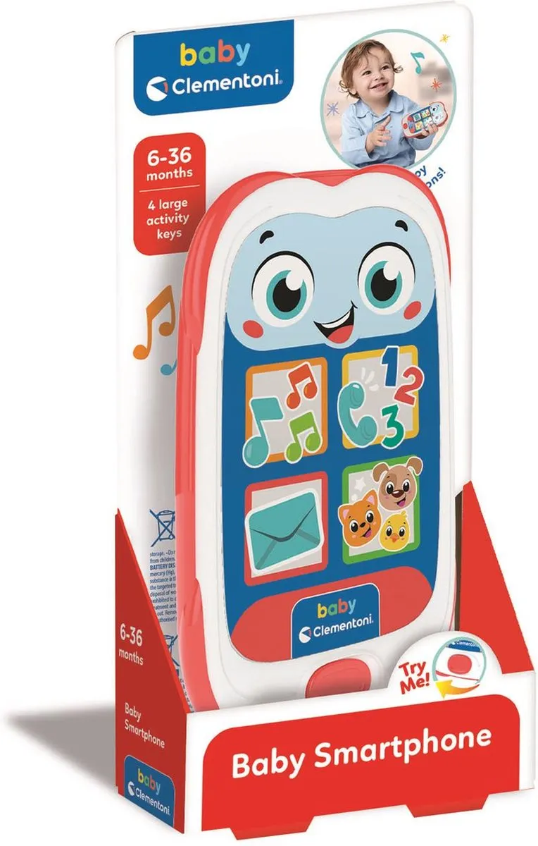 Clementoni Baby Smartphone Blauw
