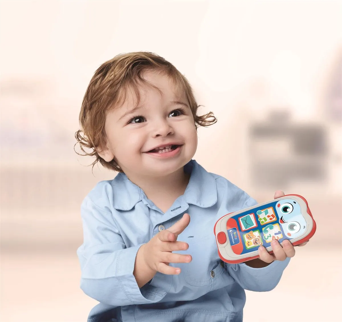 Clementoni Baby Smartphone Blauw - Dierengeluiden - afbeelding 3 van 6