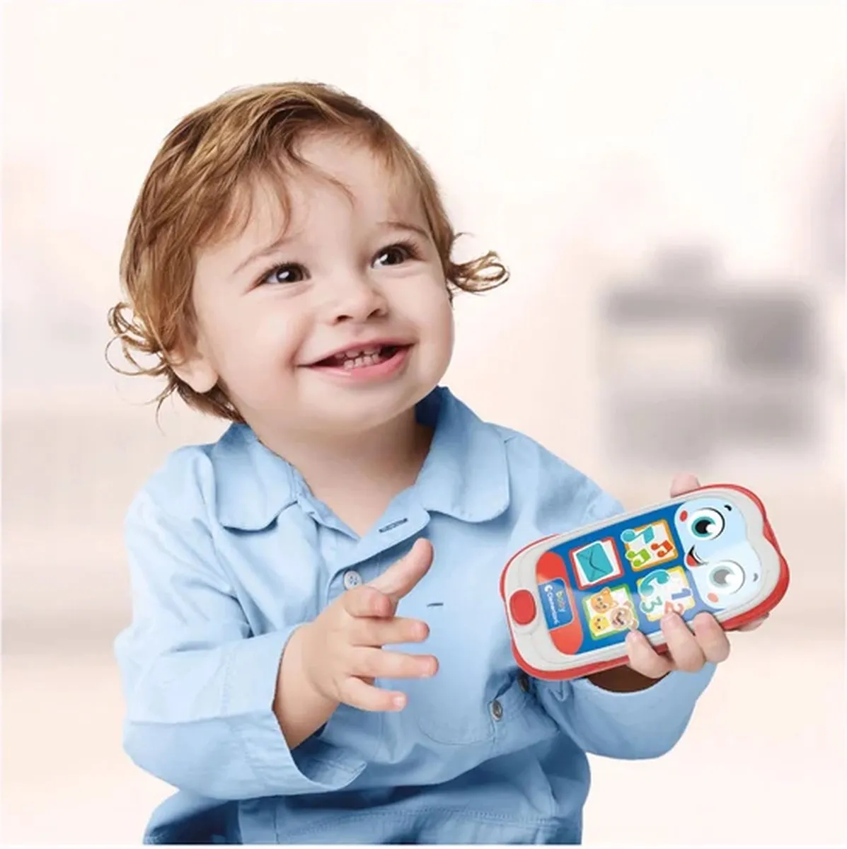 Clementoni Baby Smartphone Blauw - Dierengeluiden - afbeelding 5 van 6