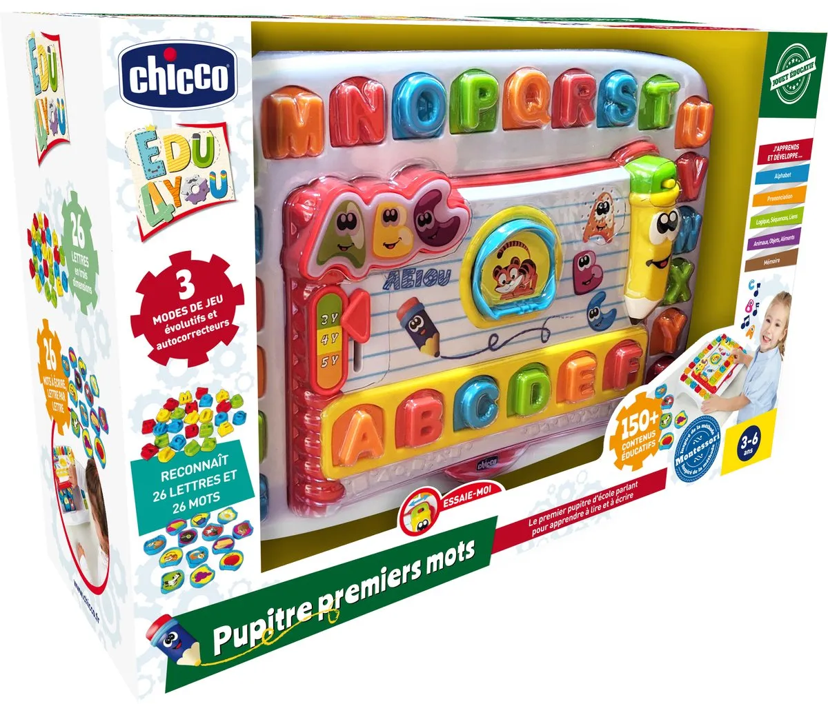 Chicco Alfabet en Schrijven - 00010112000030 - Wit
