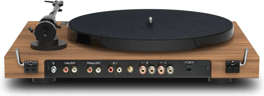 Pro-Ject Jukebox E1 Set Walnoot - Draaitafel met Speaker Box 5E - afbeelding 5 van 6