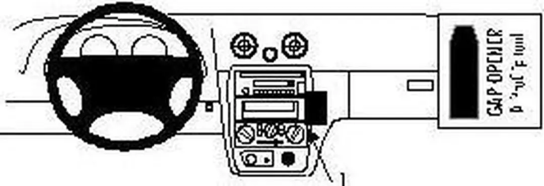 Brodit ProClip Angled Mount Mazda MX-5 1998-2005 - Zwart