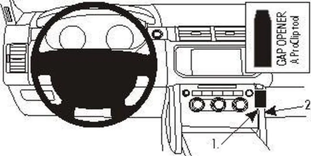 Brodit ProClip 854911 Land Rover Range Rover Houder